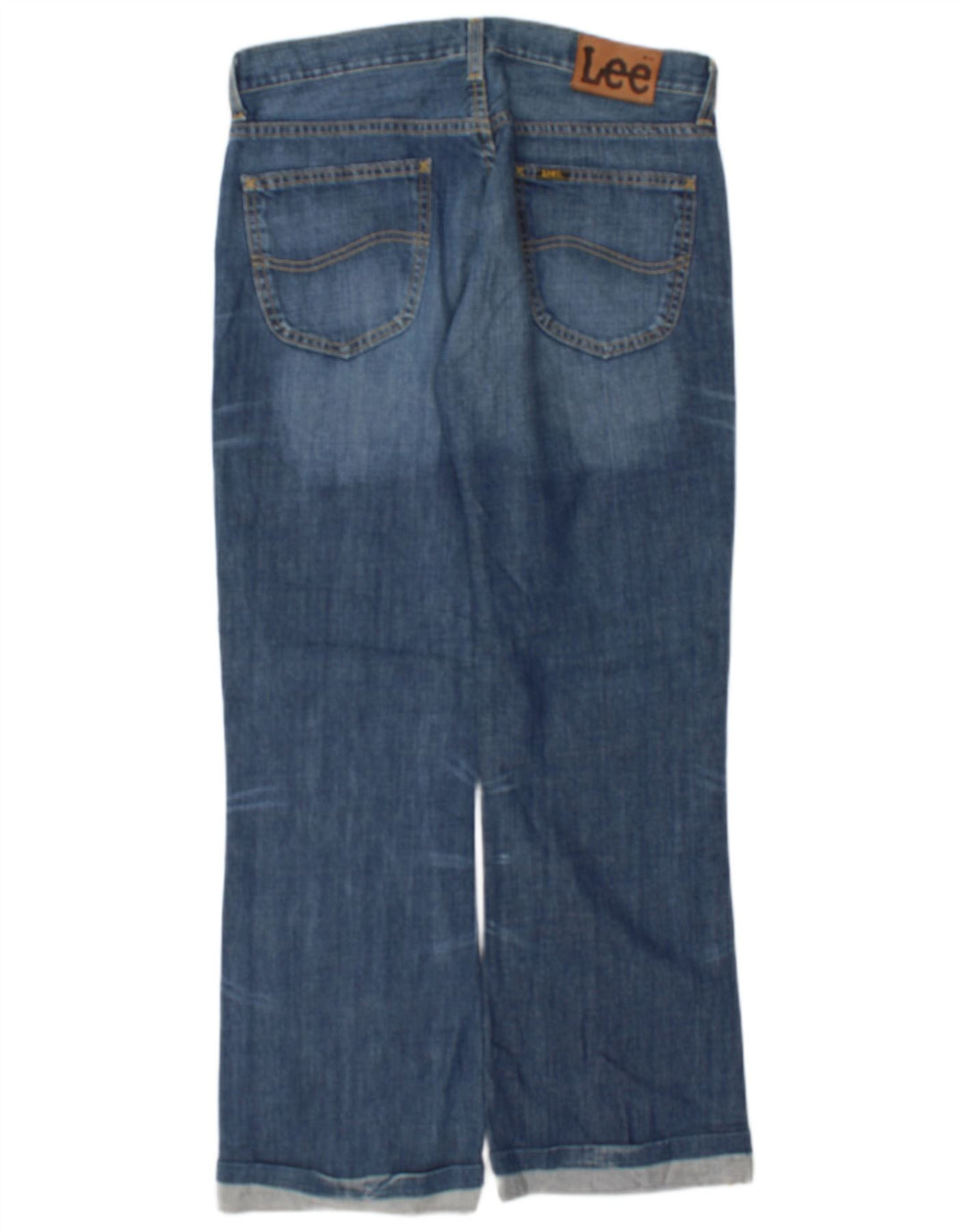 Lee Herren Denver Straight Jeans W33 L29 Blaue Baumwolle