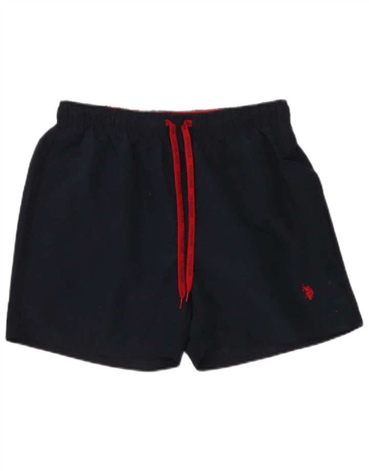 U.S. Polo Assn. Herren-Badeshorts, groß, marineblau, Polyester