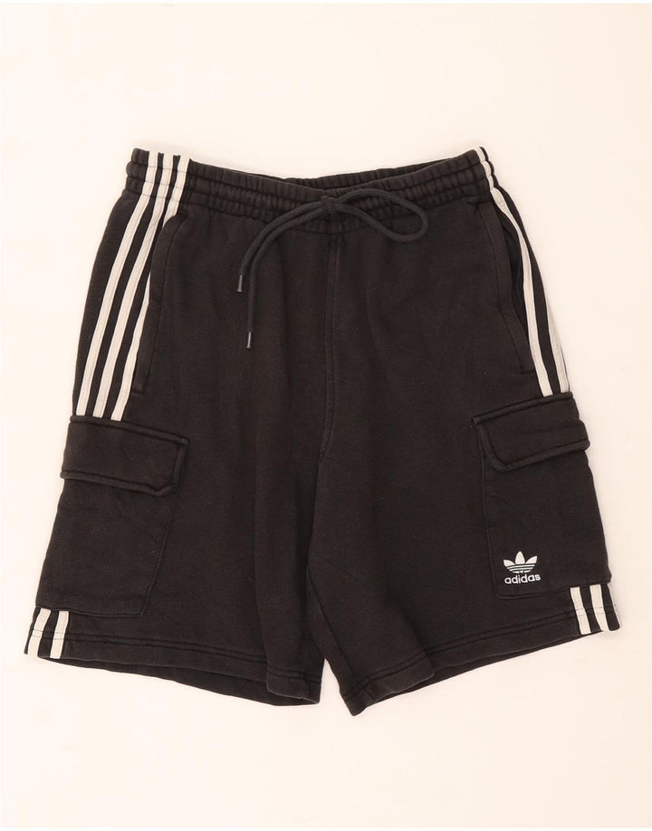 Adidas Herren Sportshorts mittelgraue Baumwolle