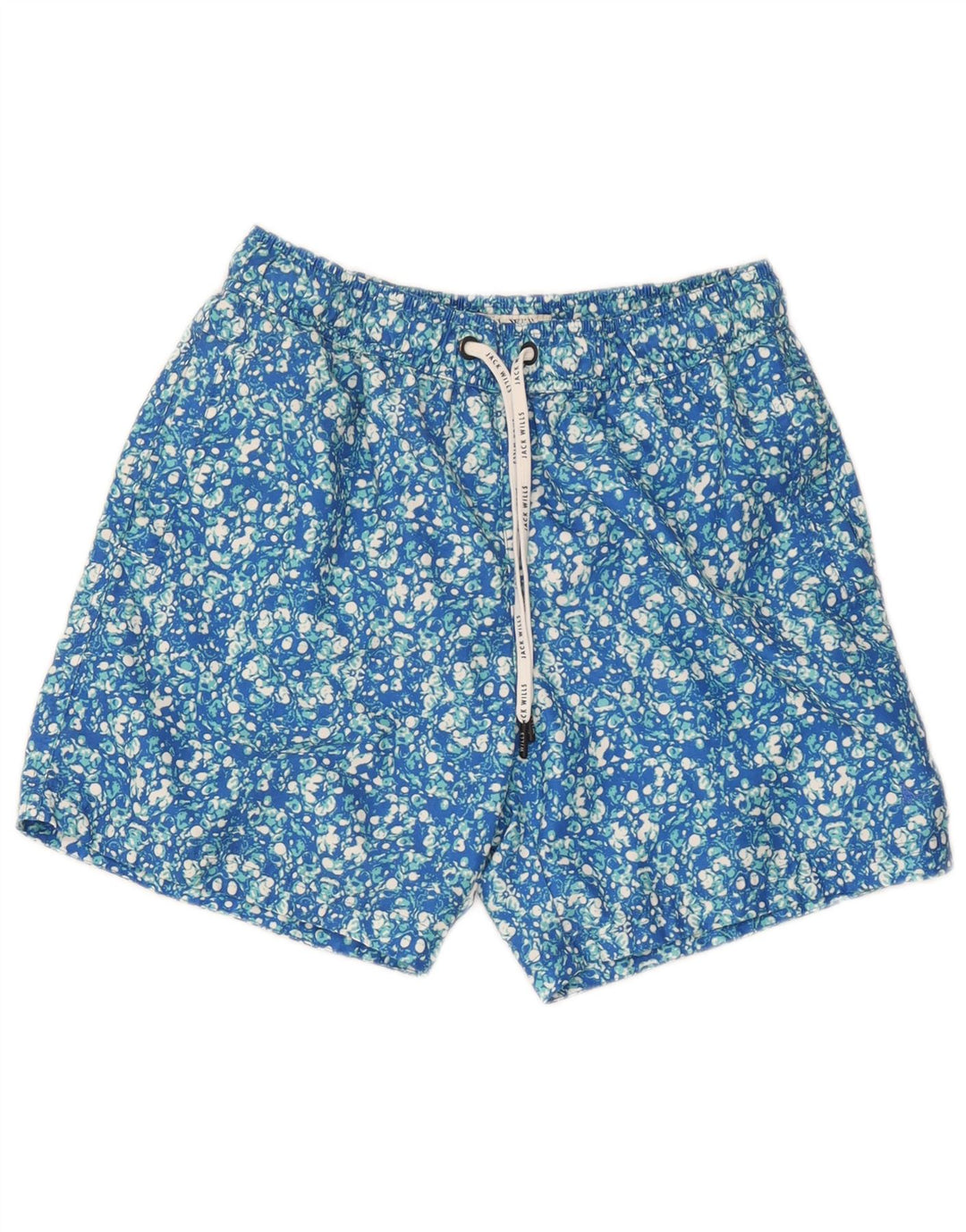 Jack Wills Herren-Badeshorts, XS, blau gepunktetes Polyester