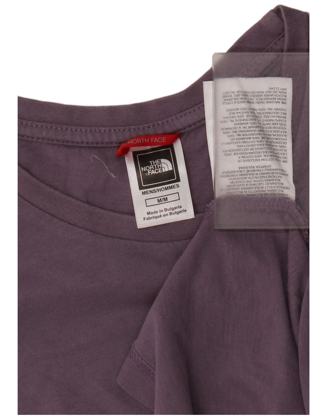 The North Face Herren-T-Shirt-Oberteil aus mittelvioletter Baumwolle