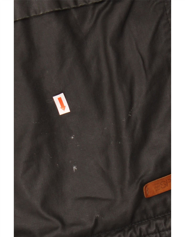 Esprit Herren-Anorakjacke mit Kapuze, UK 42, XL, Schwarz