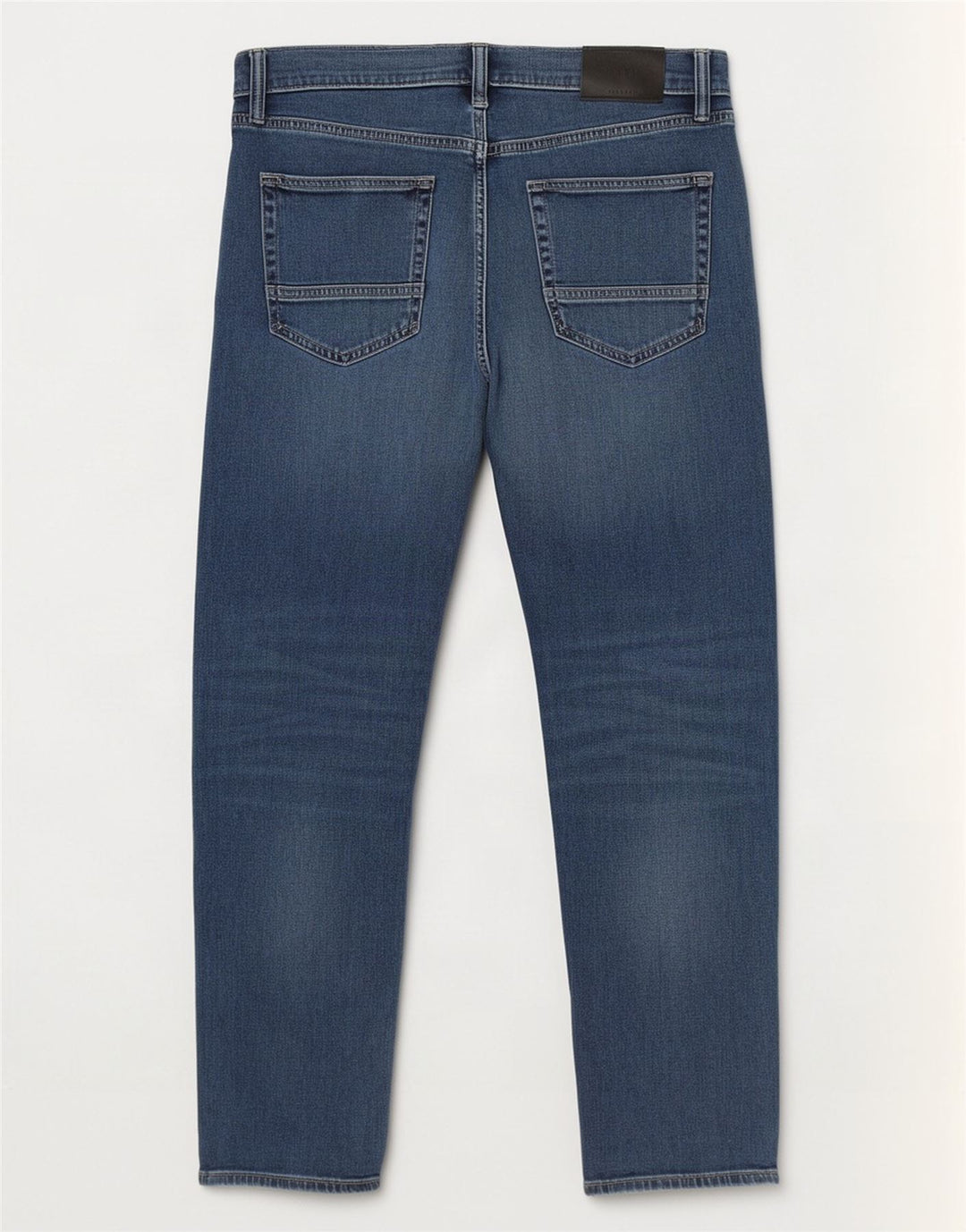 Marks & Spencer Herren Straight Jeans W32 L29 Blaue Baumwolle