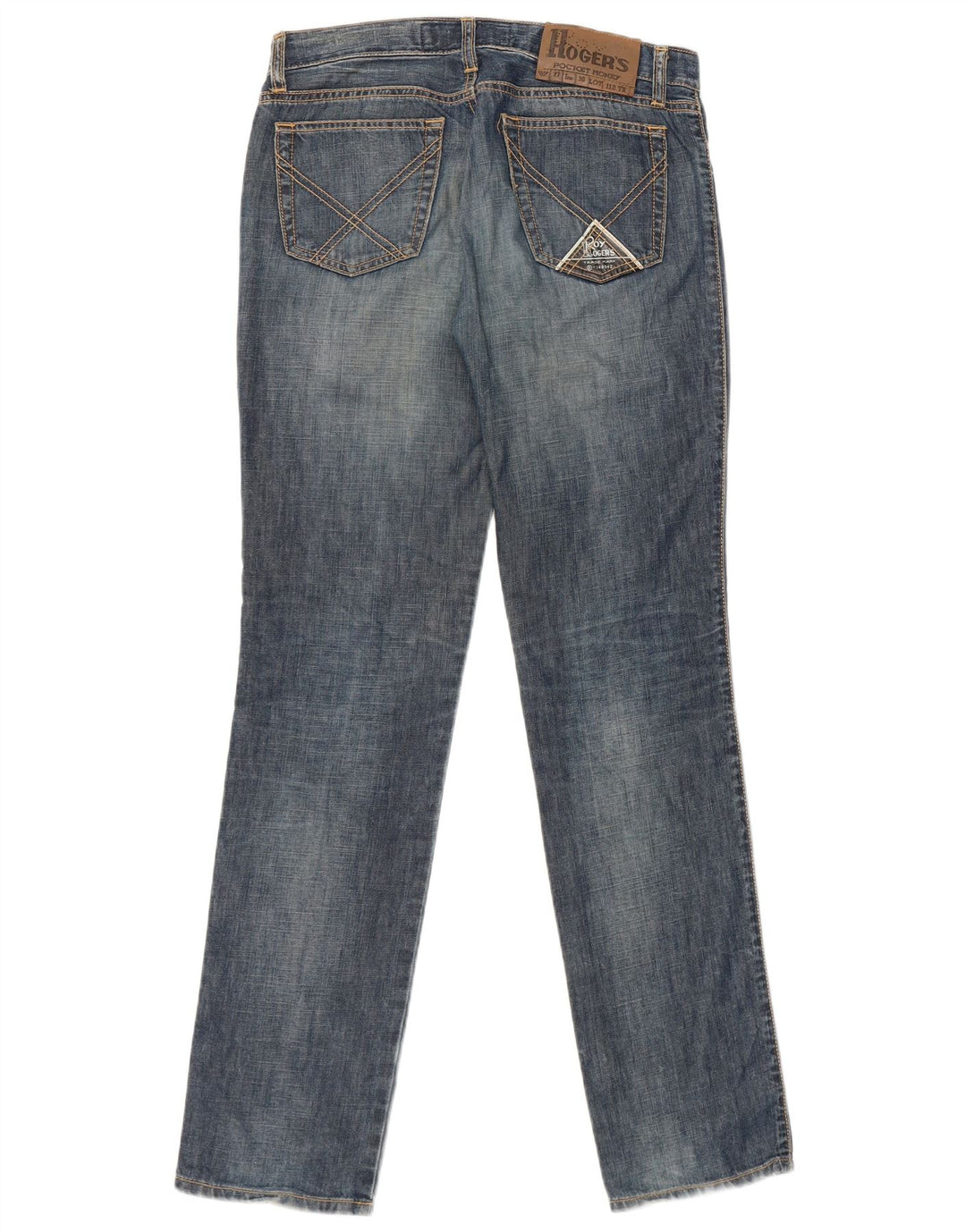 Roy Rogers Damen Slim Jeans W27 L32 Blaue Baumwolle