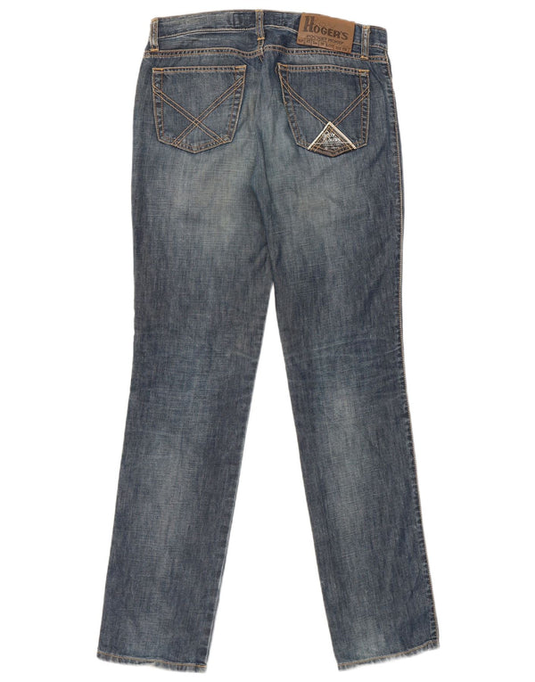 Roy Rogers Damen Slim Jeans W27 L32 Blaue Baumwolle