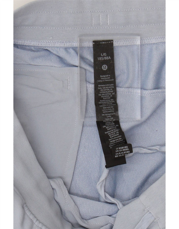 Lululemon Damen-Trainingshose, Jogginghose, Größe 40, Größe L, Blau, Polyester