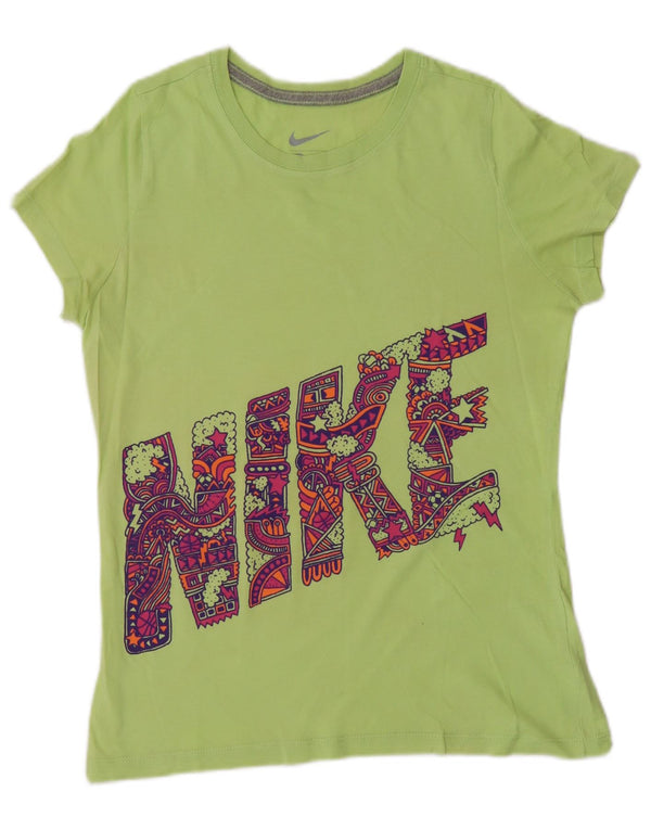 Nike Mädchen Grafik T-Shirt Top 13–14 Jahre XL Grün