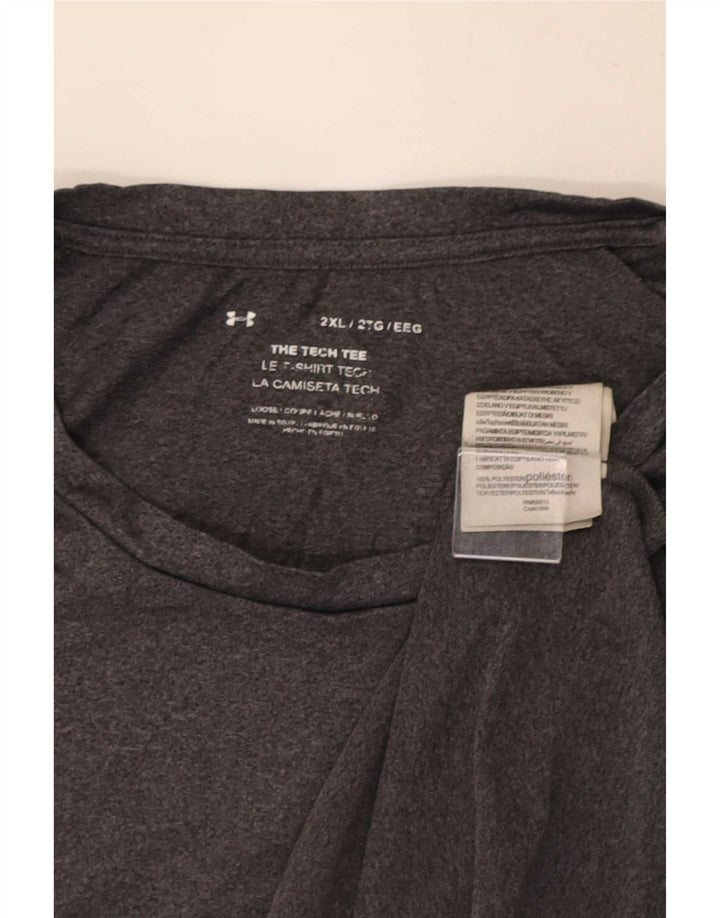 Under Armour Herren T-Shirt Top 2XL Grau Polyester