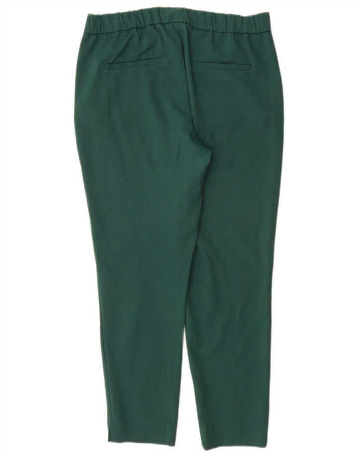 Zara Damen Tapered Chino-Hose, Größe M, W28, L27, Grün