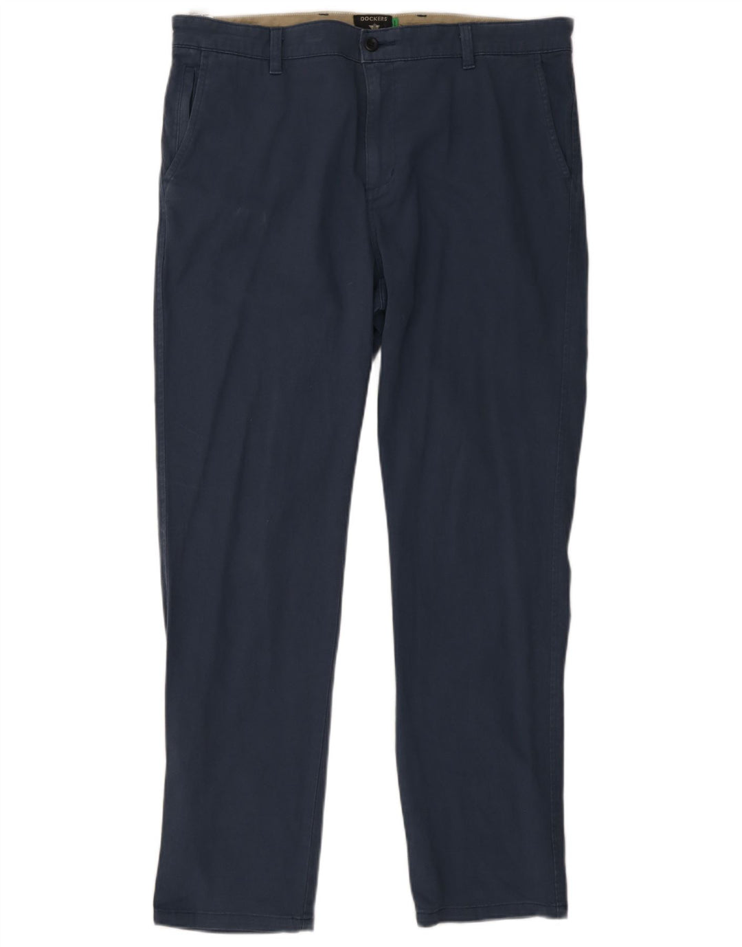 Dockers Herren Slim Chinohose W38 L31 Blaue Baumwolle