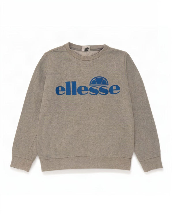 Ellesse Grafik-Sweatshirt für Jungen, 13–14 Jahre, XL, graue Baumwolle