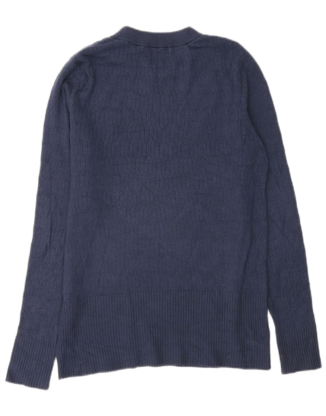 Marks & Spencer Damen-Pullover mit Rundhalsausschnitt, Gr. 14, Marineblau