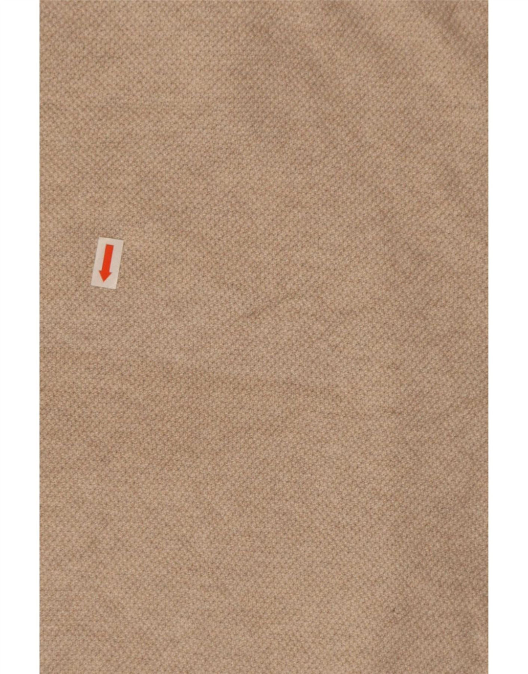 Massimo Dutti Herren-Pullover mit Reißverschluss am Hals, mittelbeige Baumwolle