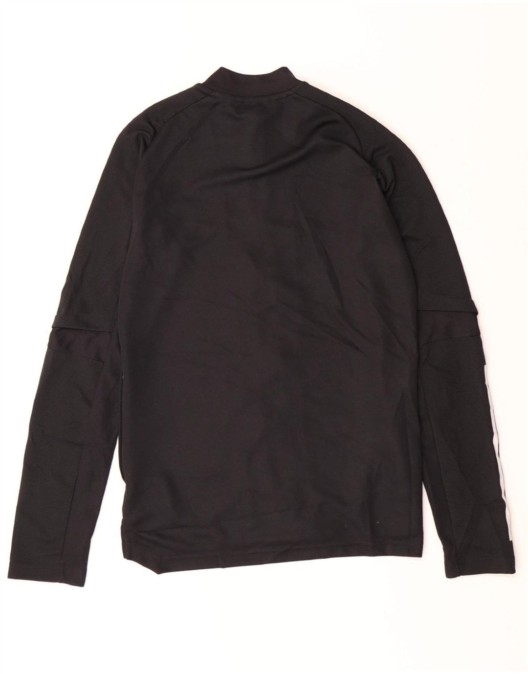 ADIDAS Womens Wisconsin Graphic Trainingsanzug Top Jacke UK 8/10 Small Schwarz