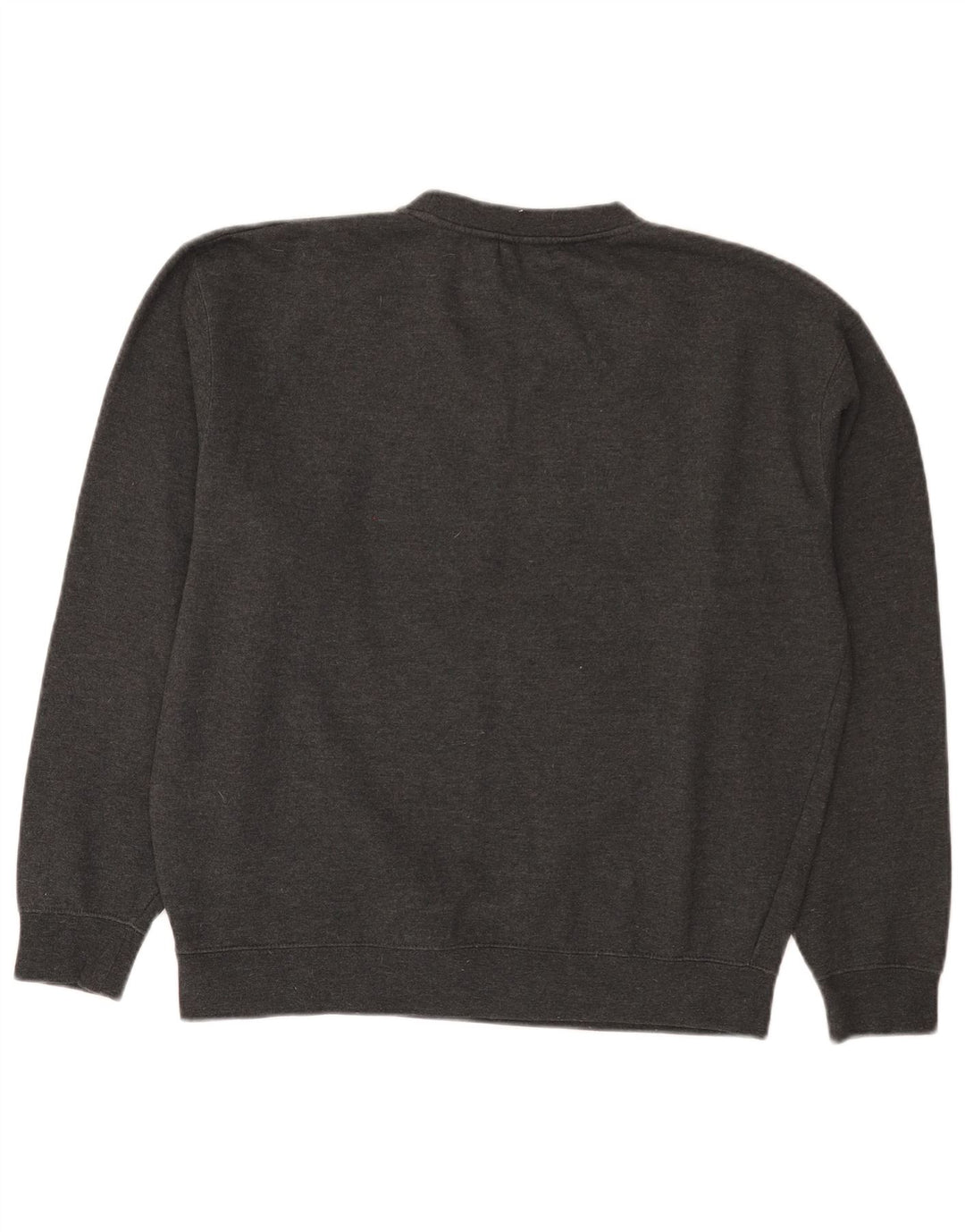 Fila Herren Grafik-Sweatshirt mit normaler Passform, mittelgraue Baumwolle