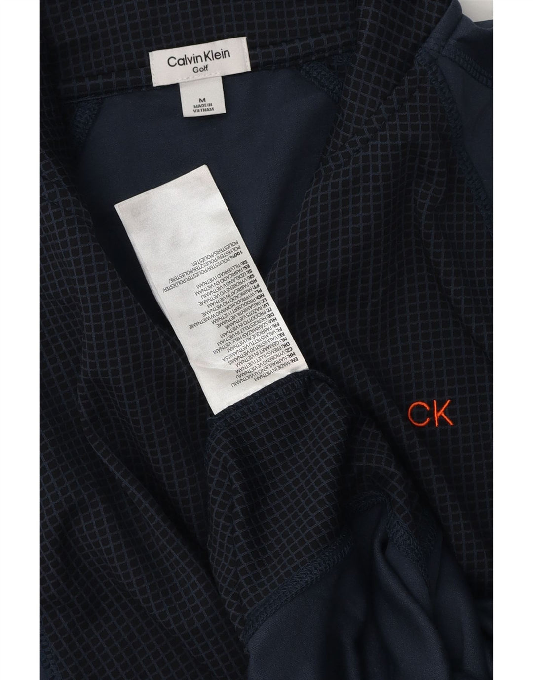Calvin Klein Herren-Pullover-Trainingsoberteil, mittelgroß, Marineblau, Farbblock