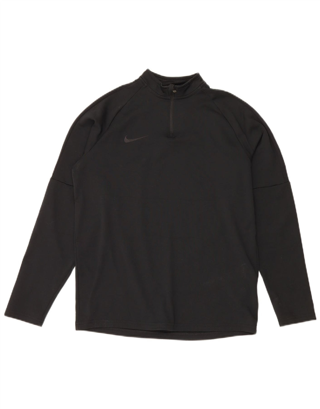 Nike Jungen Dri Fit Pullover-Trainingsanzugoberteil mit Reißverschluss, 13–14 Jahre, XL, Schwarz