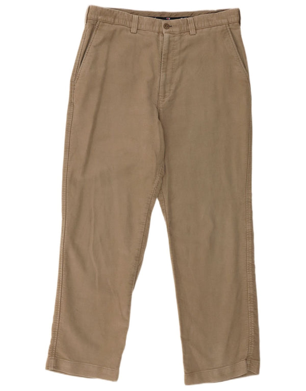 Marks & Spencer Herren Blue Harbour Gerade Chinohose W34 L29 Beige
