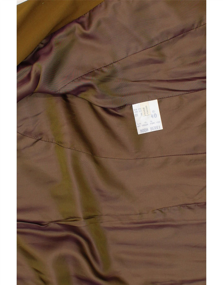 BERRI Womens 3 Button Blazer Jacket EU 40 Medium Brown Polyester Vintage Berri and Second-Hand Berri from Messina Hembry 