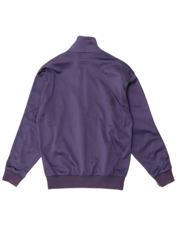 Asics Damen Graphic Trainingsanzug Top Jacke IT 44 Medium Navy Blue Polyamid