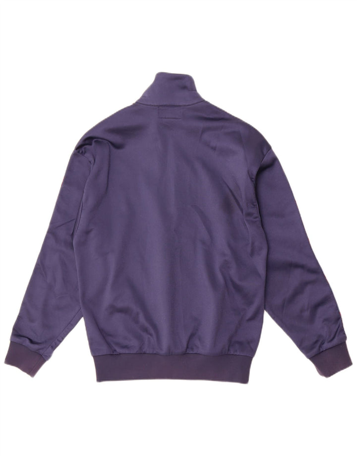 Asics Damen Graphic Trainingsanzug Top Jacke IT 44 Medium Navy Blue Polyamid