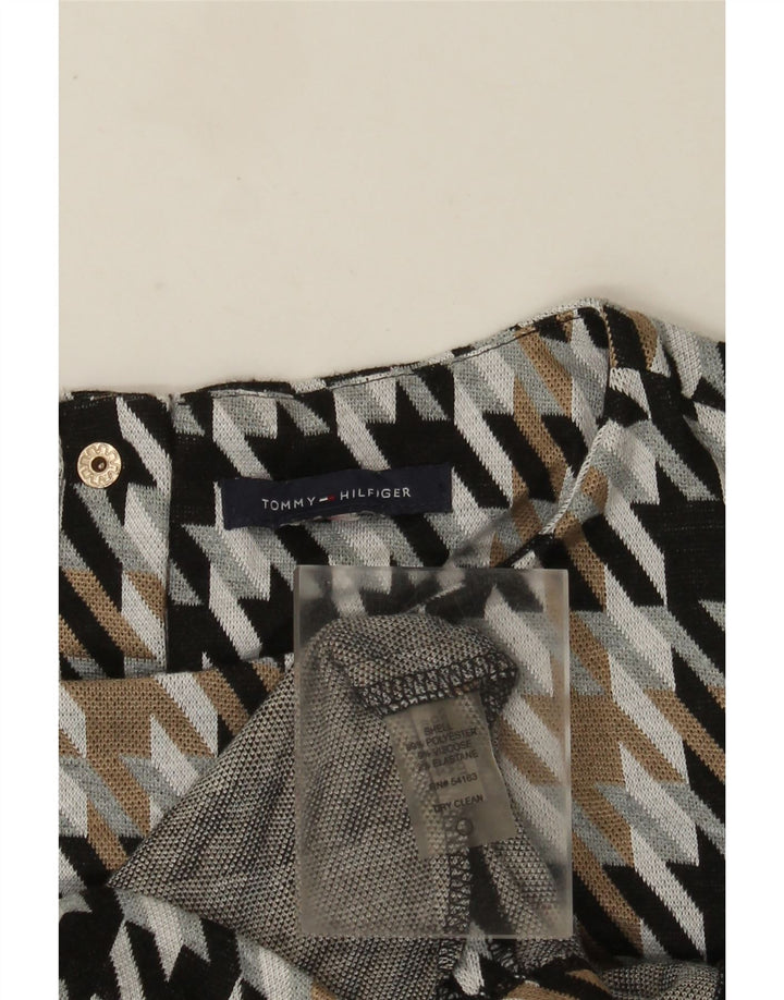 Tommy Hilfiger Damen-Etuikleid, Größe M, mehrfarbig, Hahnentrittmuster