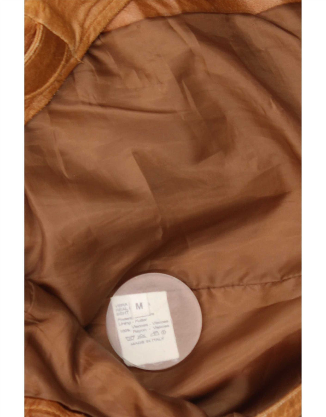 Vintage Herren Lederjacke UK 38 Mittelbraunes Leder