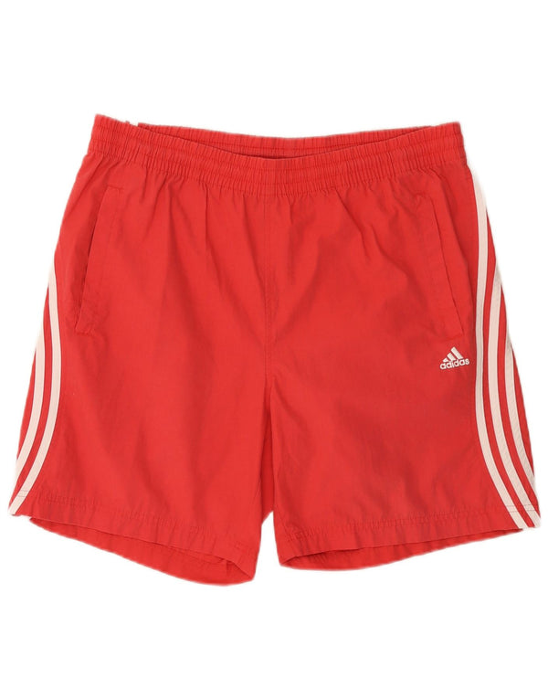 ADIDAS Herren Sportshorts Mittelrotes Polyester