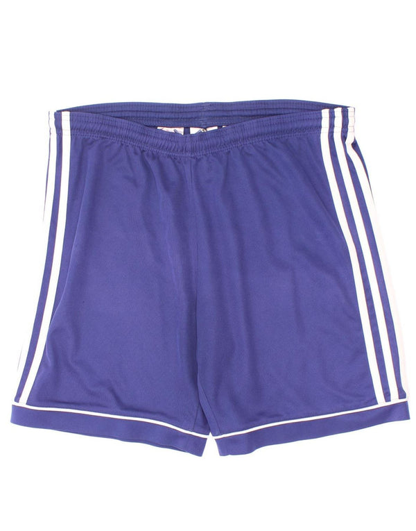 Adidas Jungen Climalite Sport Shorts 13-14 Jahre Blau Polyester