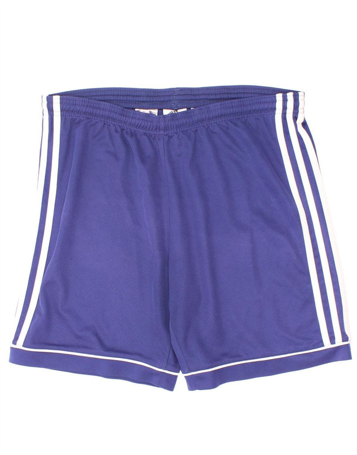 Adidas Jungen Climalite Sport Shorts 13-14 Jahre Blau Polyester