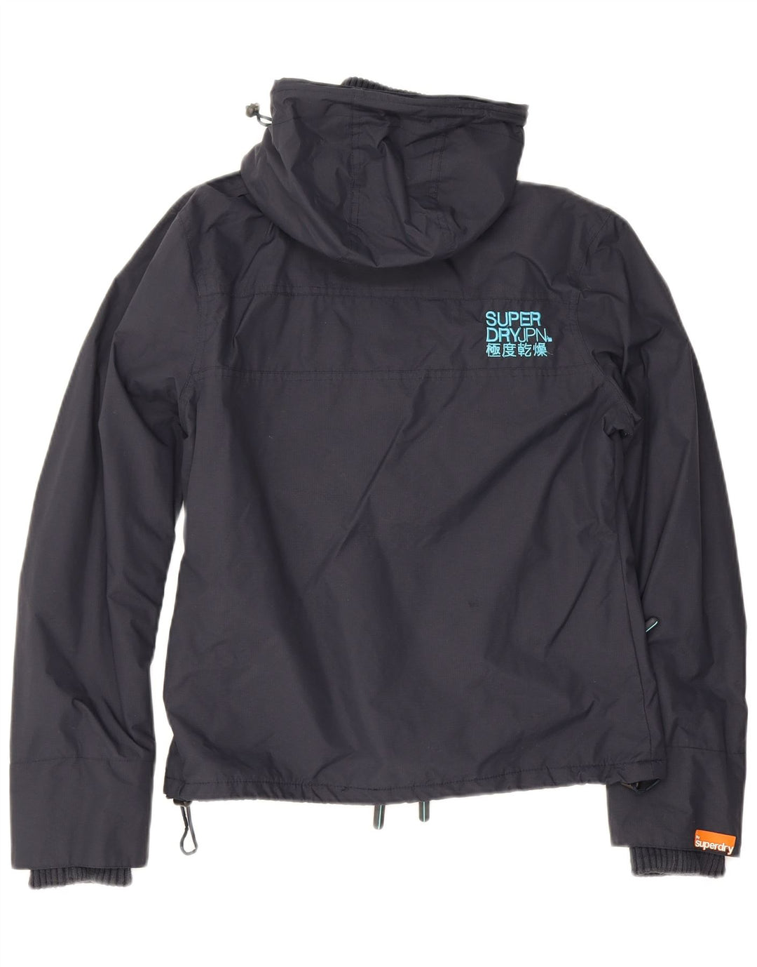 Superdry Damen Windcheater Windjacke UK 14 Medium Marineblau