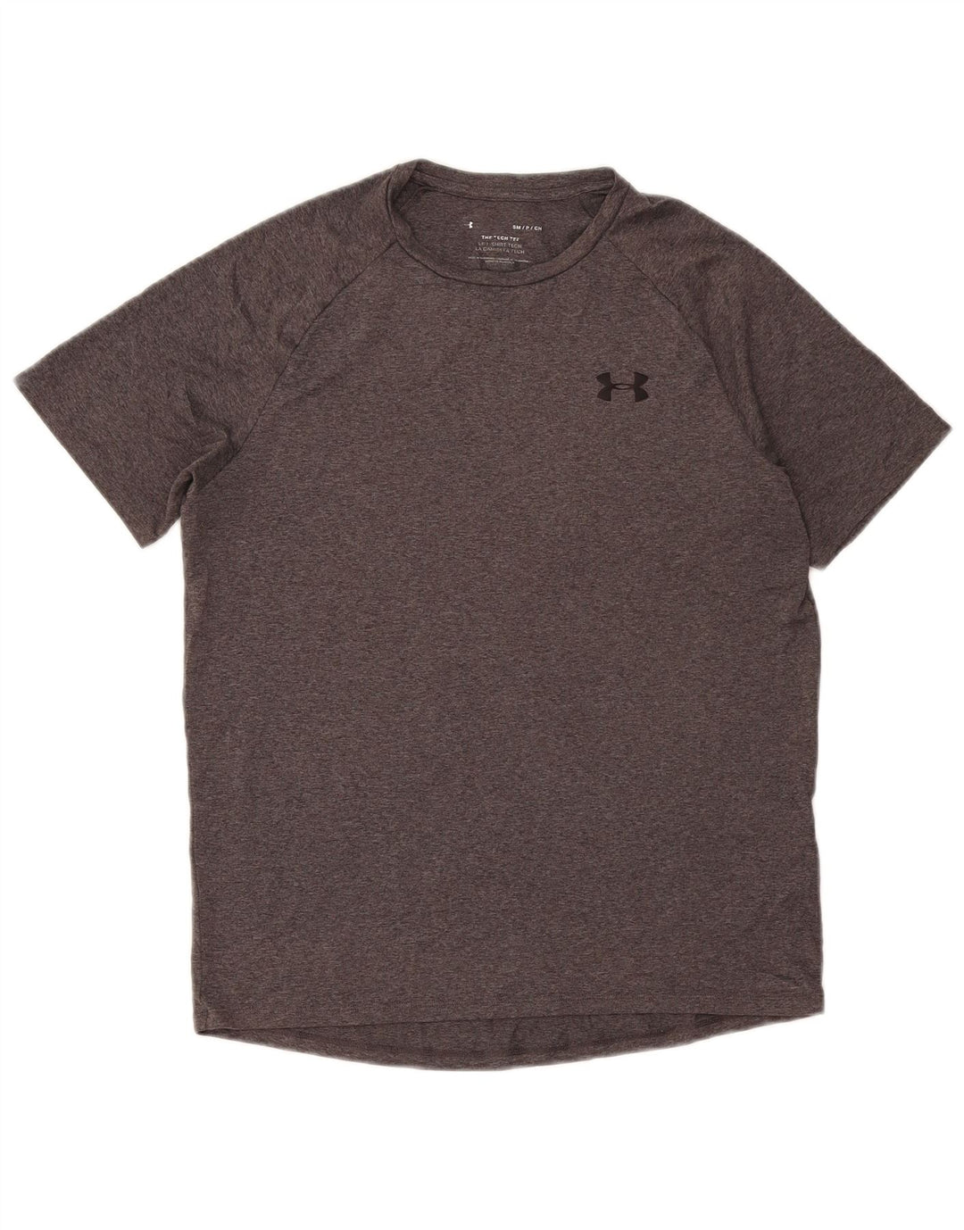 Under Armour Herren T-Shirt Top Small Grau geflecktes Polyester