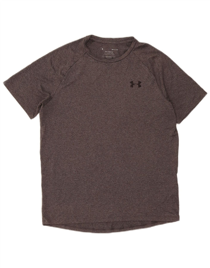 Under Armour Herren T-Shirt Top Small Grau geflecktes Polyester