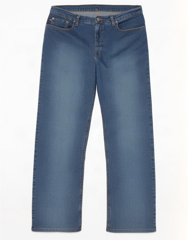 Ralph Lauren Damen Straight Jeans US 10 Large W31 L28 Blaue Baumwolle