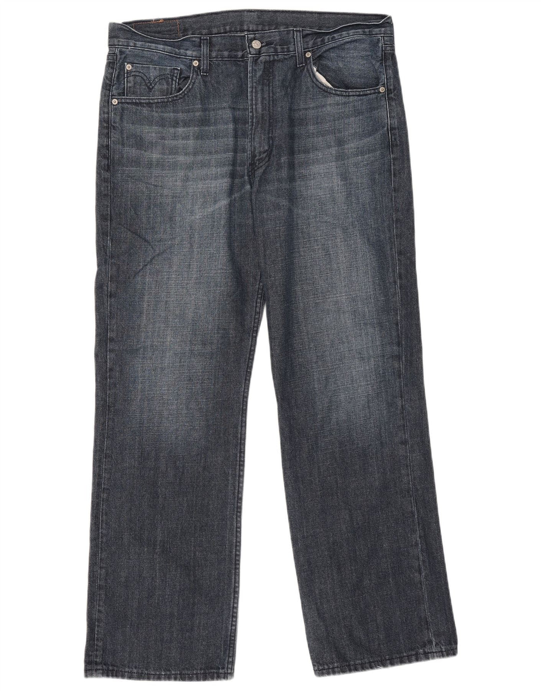 Levi's Herren 506 Straight Jeans W38 L32 Blaue Baumwolle