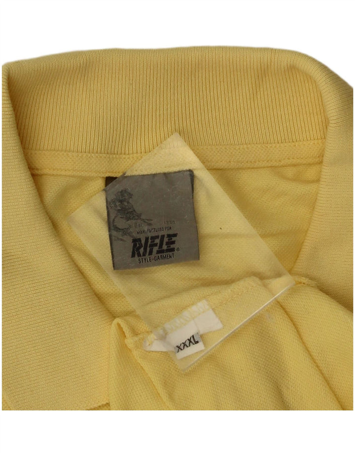Rifle Herren Poloshirt 3XL Gelb