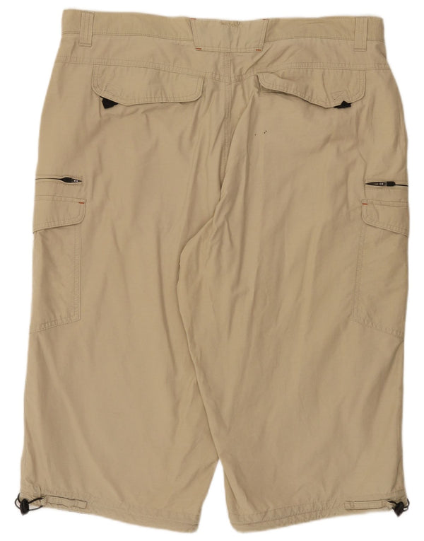 Marks & Spencer Herren-Cargoshorts mit normaler Passform, W40, XL, Beige