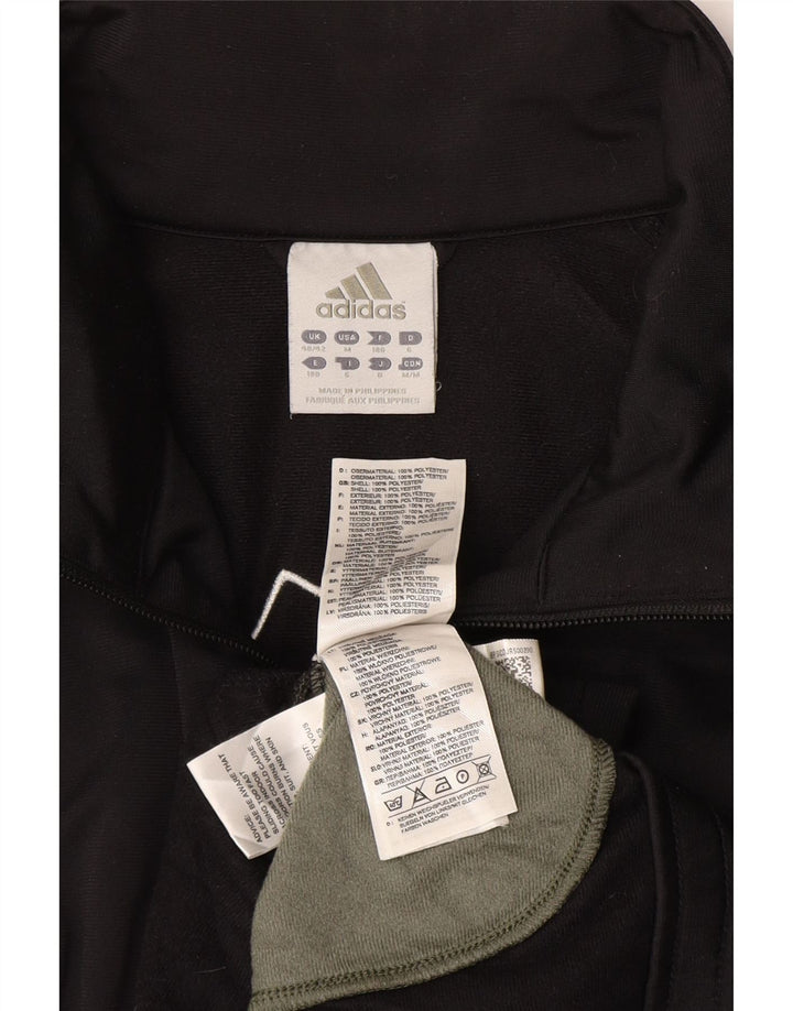 ADIDAS Herren-Trainingsanzugoberteil mit Grafik, UK 40/42, Mittelschwarz, Farbblock