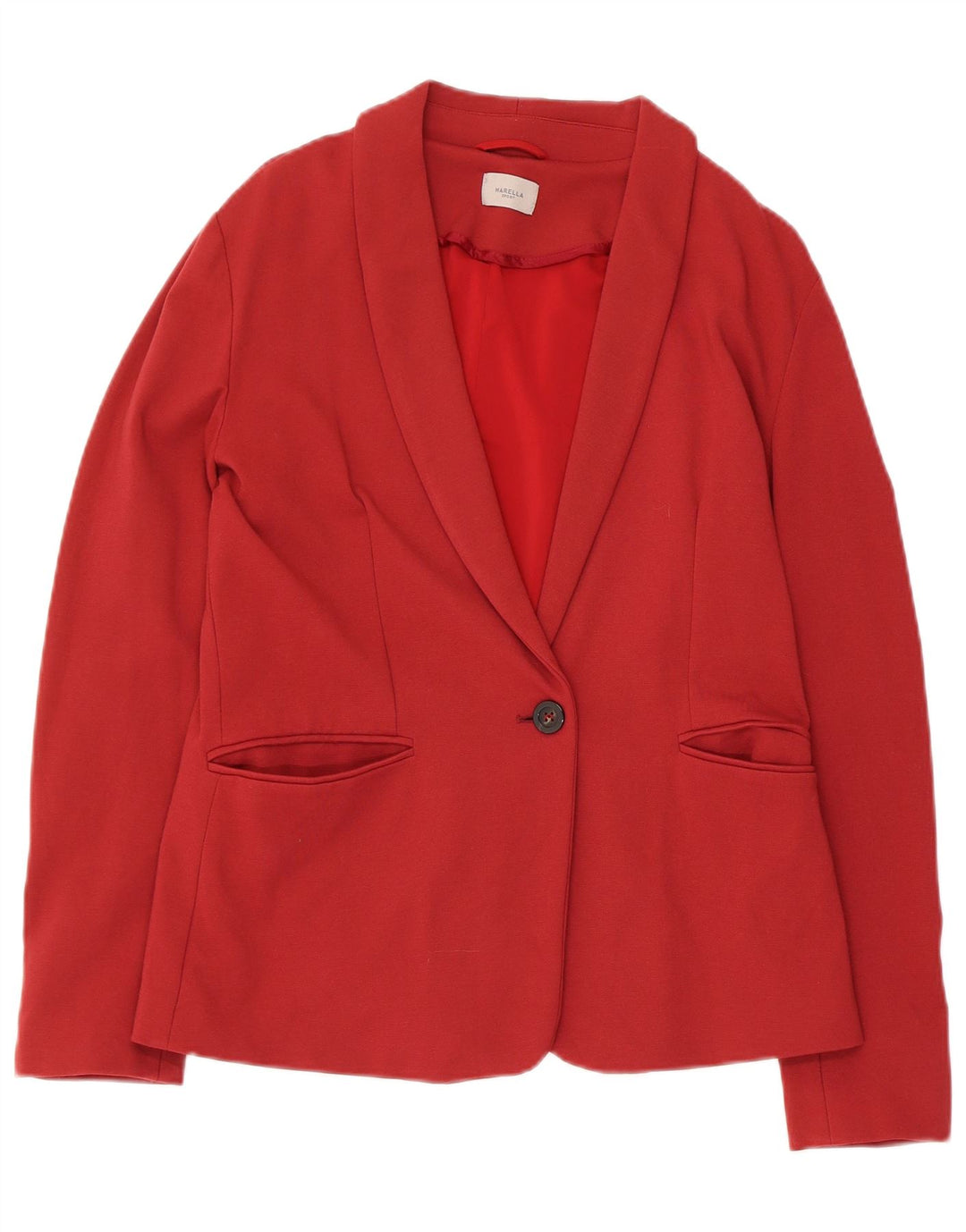 Marella Damen-Blazer mit 1 Knopf, Gr. 10, klein, Burgunderrot