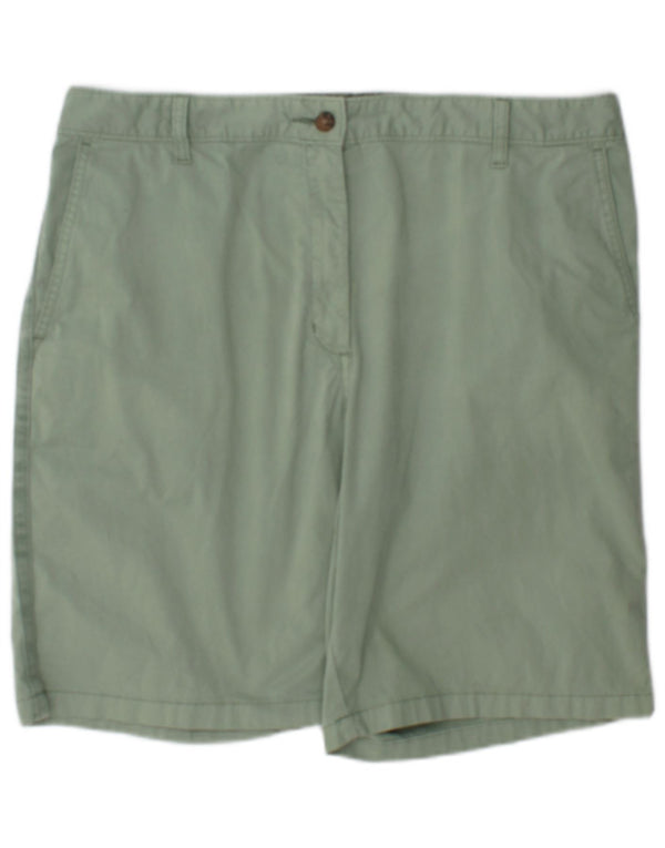 Marks & Spencer Damen Chinoshorts UK 16 Large W38 Grün