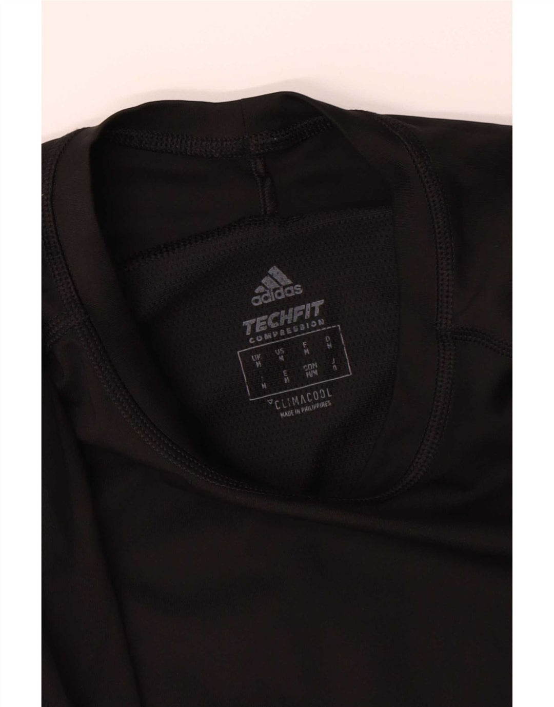 Adidas Damen Climacool Graphic Top Langarm UK 12 Medium Schwarz