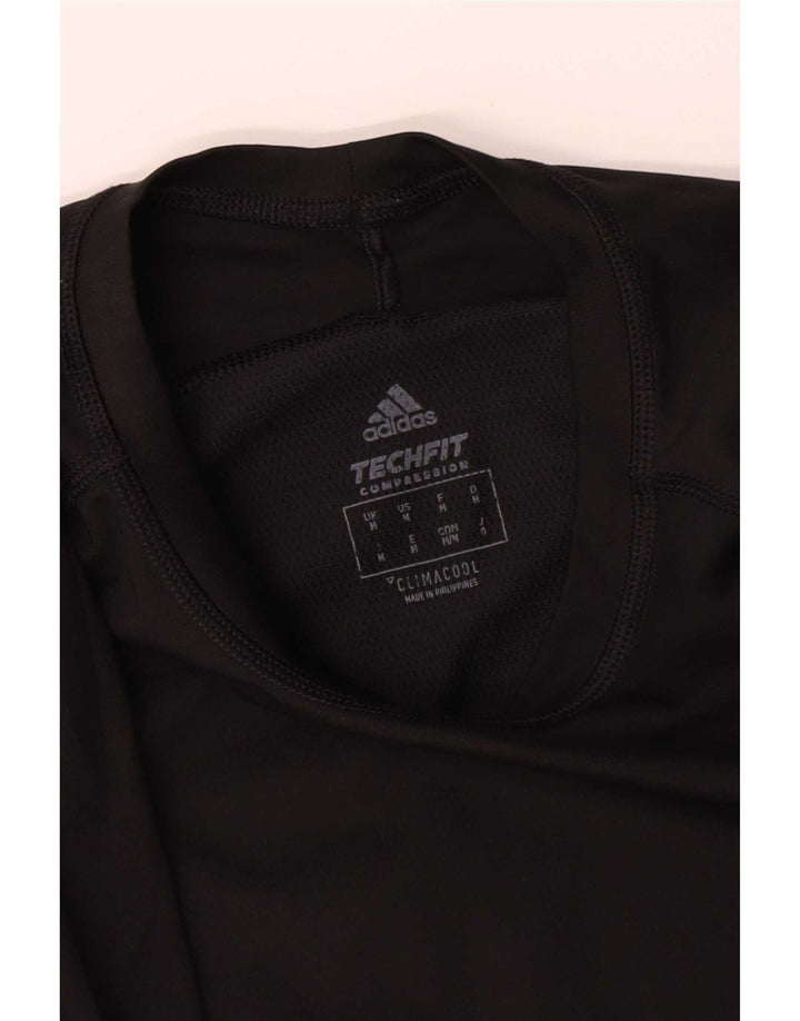 Adidas Damen Climacool Graphic Top Langarm UK 12 Medium Schwarz