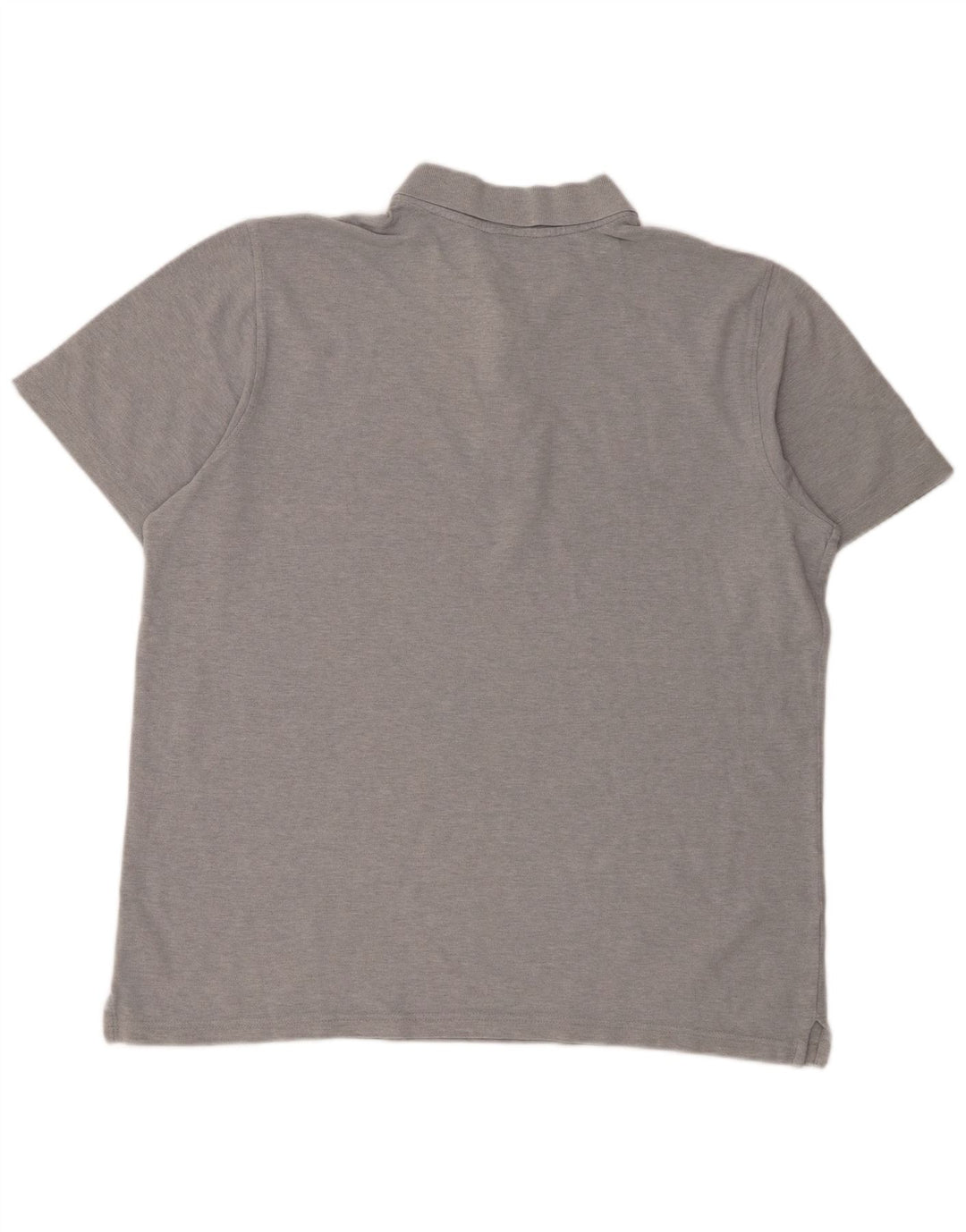 Reebok Herren Poloshirt XL Grau gefleckte Baumwolle