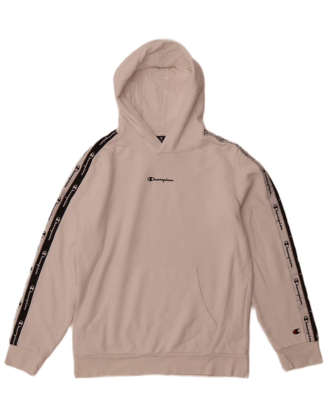 CHAMPION Kapuzenpullover mit Grafik für Jungen, 13–14 Jahre, XL, Weiß, Farbblock