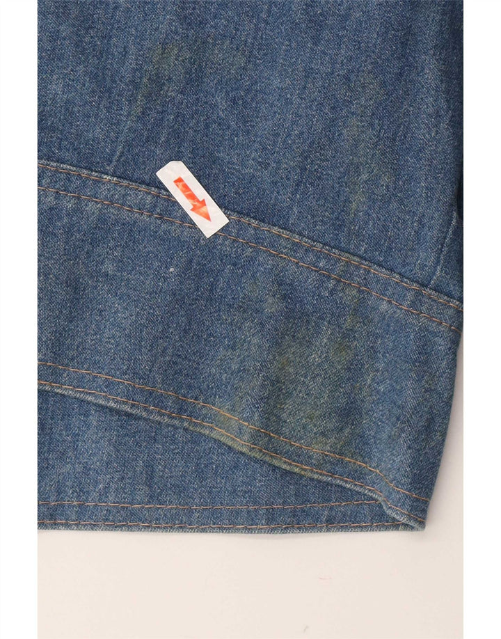 Vintage Damen Jeansjacke UK 14 Groß Blau