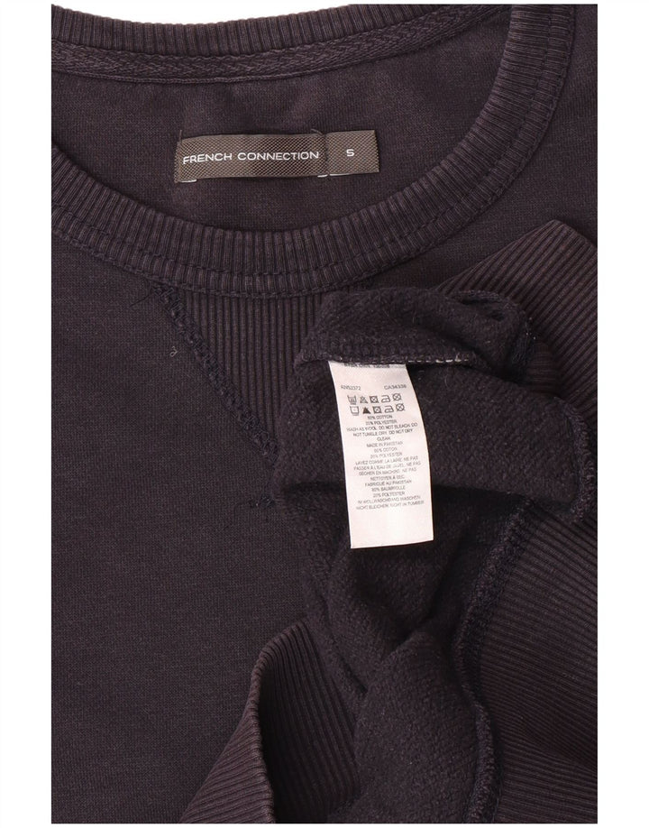 French Connection Herren-Sweatshirt, Pullover, Größe S, marineblau, Baumwolle