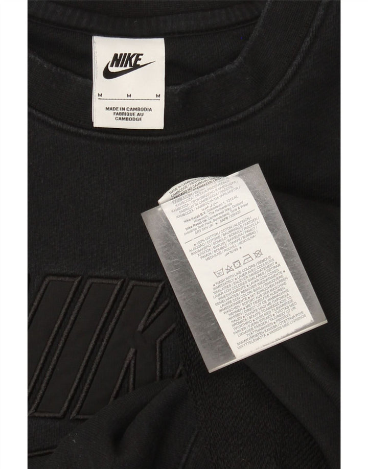 Nike Herren-Sweatshirt mit Grafik, mittelschwarz, Baumwolle