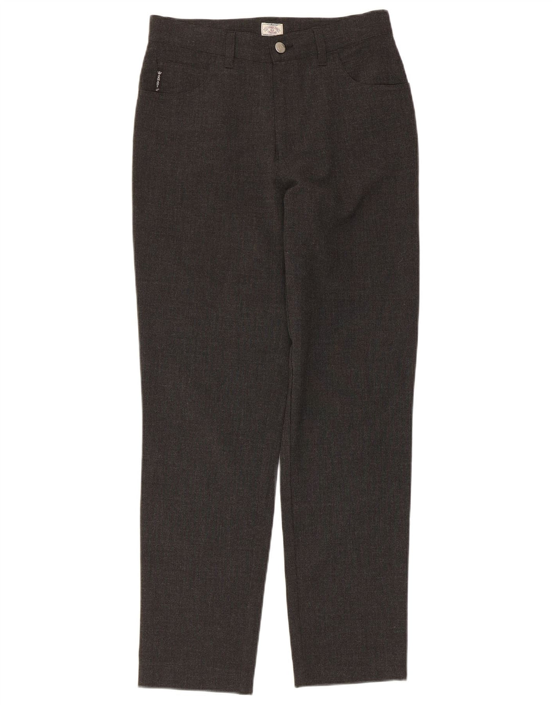 ARMANI Damen Tapered Freizeithose W28 L28 Graues Polyester