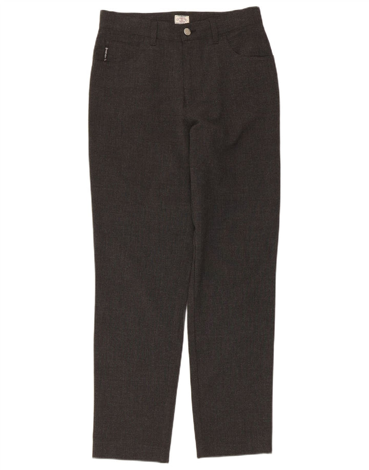 ARMANI Damen Tapered Freizeithose W28 L28 Graues Polyester