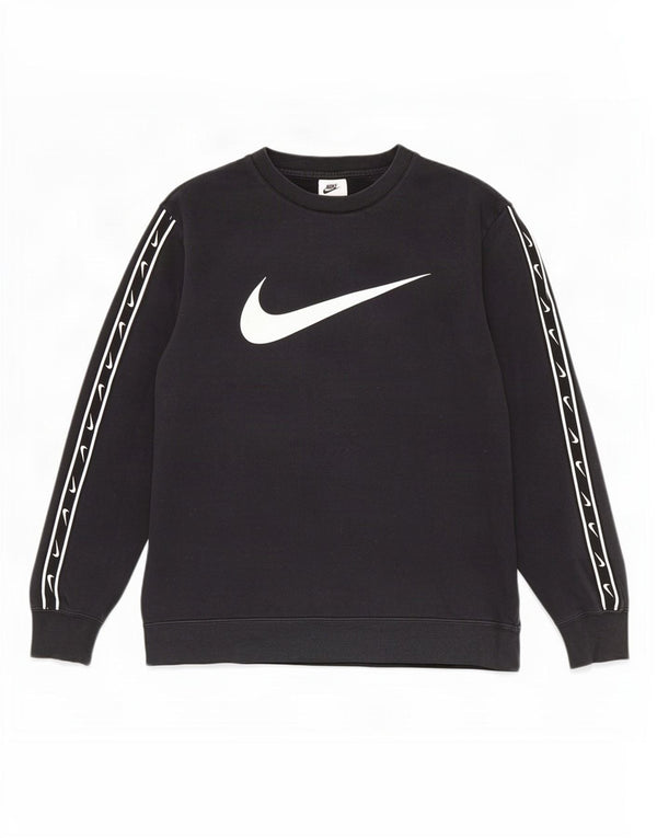 Nike Herren-Sweatshirt mit Grafik, mittelschwarz, Baumwolle